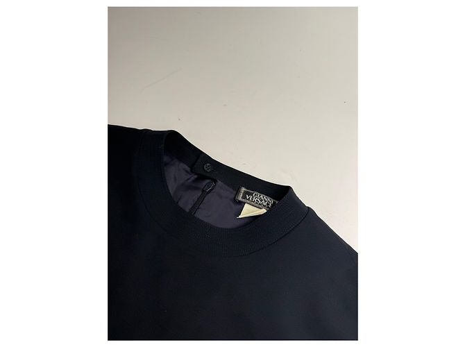 Vintage Gianni Versace Top Schwarz M - Ansicht 3