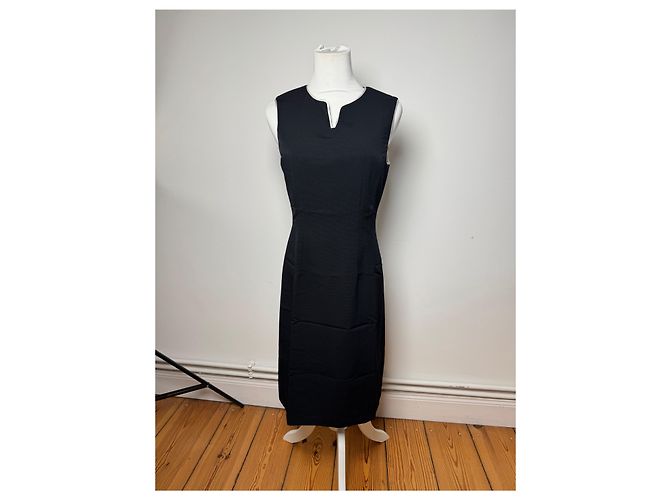 Vintage Balenciaga Kleid Schwarz Weiß 38/M - Ansicht 13