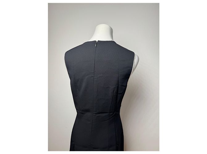 Vintage Balenciaga Kleid Schwarz Weiß 38/M - Ansicht 14
