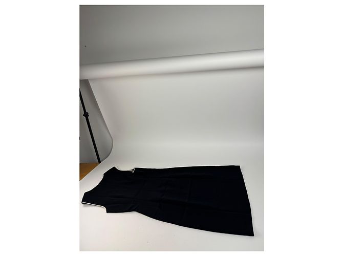 Vintage Balenciaga Kleid Schwarz Weiß 38/M - Ansicht 7