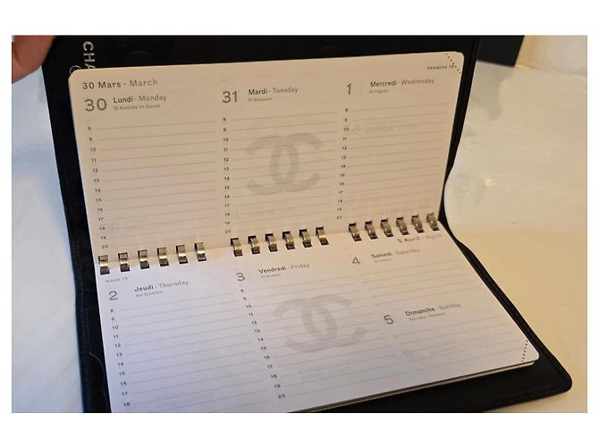 Chanel Portaagenda. Negro - vista 6