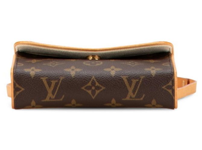 Pochette Florentine Monogram Louis Vuitton Marrone - vista 3