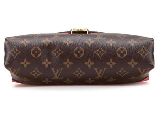 Louis Vuitton Monogram Pallas Chain Schultertasche Braun Pink - Ansicht 3