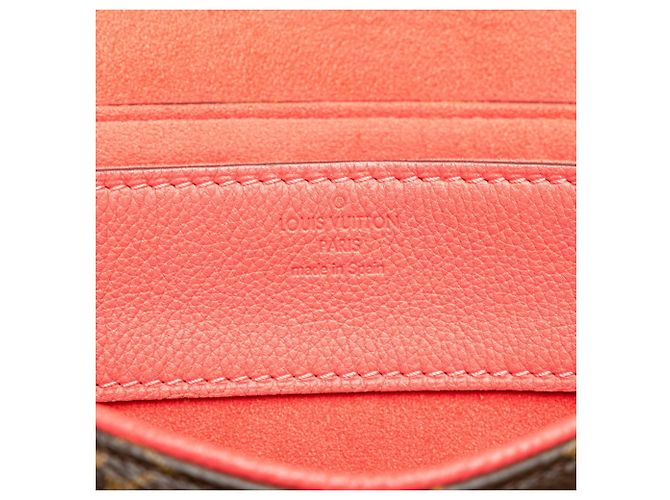 Louis Vuitton Monogram Pallas Chain Schultertasche Braun Pink - Ansicht 7