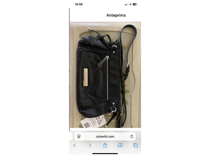 Ferré Milano Borsa a spalla nera in pelle Nero - vista 7