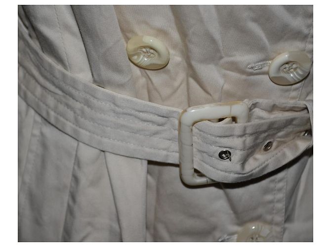 Max Mara Trenchcoat Beige Baumwolle - Ansicht 2