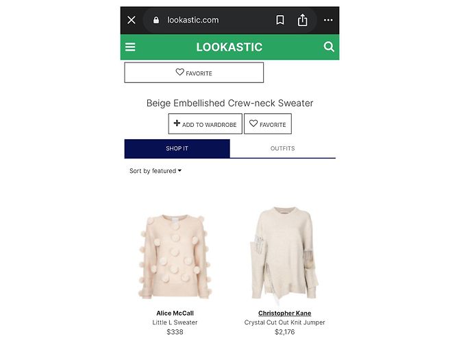Christopher Kane, Wollpullover mit ausgeschnittenen Kristallverzierungen von Christopher Kane Beige - Ansicht 5