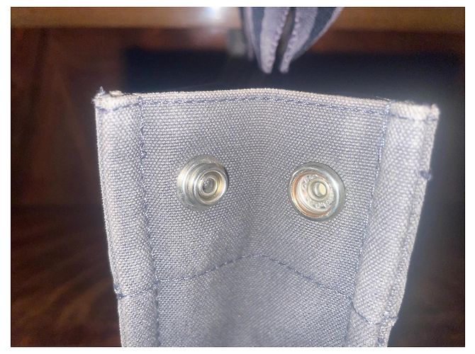 Toto Bag Hermès Hèrmes Tote Canvas PM Grau - Ansicht 11