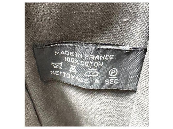 Toto Bag Hermès Hèrmes Tote Canvas PM Grau - Ansicht 15