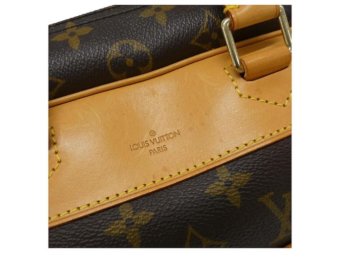 Louis Vuitton Monogram Bowling Vanity Handbag Brown - view 4