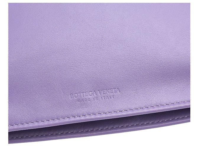 Borsa BV Twist Mini in vitello viola di Bottega Veneta Porpora - vista 7