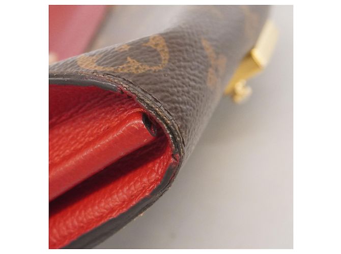 Portafoglio Lungo Pallas Monogram Louis Vuitton Fuschia - vista 11