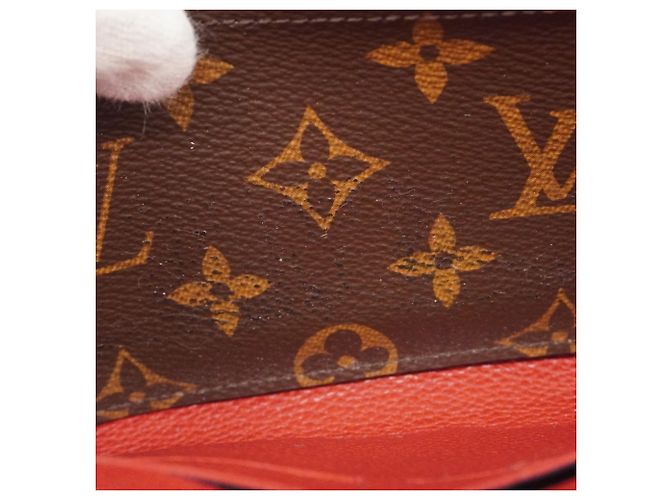 Portafoglio Lungo Pallas Monogram Louis Vuitton Fuschia - vista 13