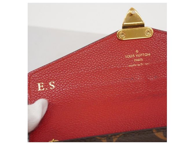 Portafoglio Lungo Pallas Monogram Louis Vuitton Fuschia - vista 4
