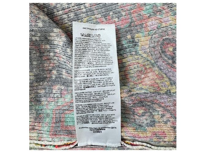 Gonna Etro in lana multicolore stampa paisley - vista 11