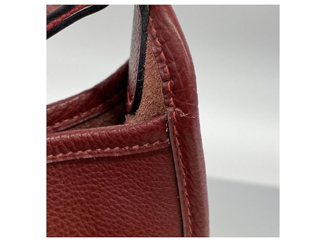 Hermès Vespa PM Togo Rouge H Schultertasche Rot - Ansicht 7