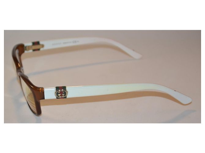 Occhiali da sole Gucci in plastica multicolore - vista 3