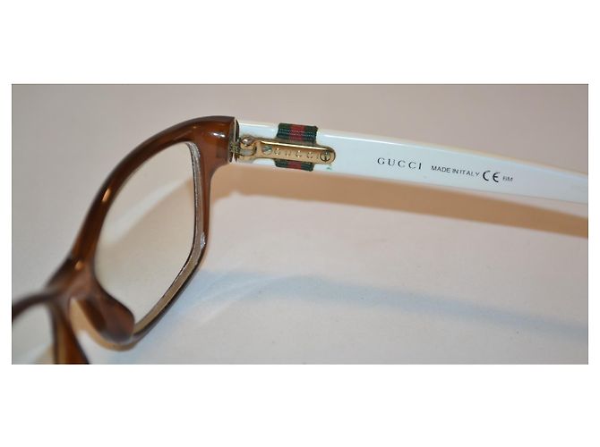 Occhiali da sole Gucci in plastica multicolore - vista 7