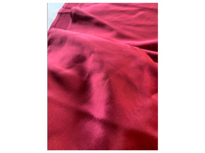 Scotch and Soda Sublime vestido burdeos y rosa - vista 5