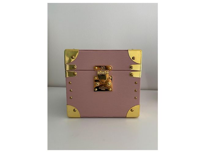Sofia Coppola Louis Vuitton Vivienne Boîte à musique en cuir rose - vue 8