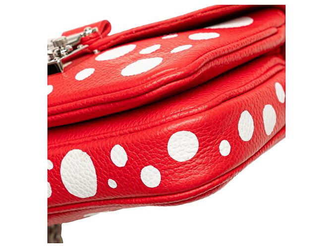Borsa Louis Vuitton x Yayoi Kusama Bianco Rosso - vista 5
