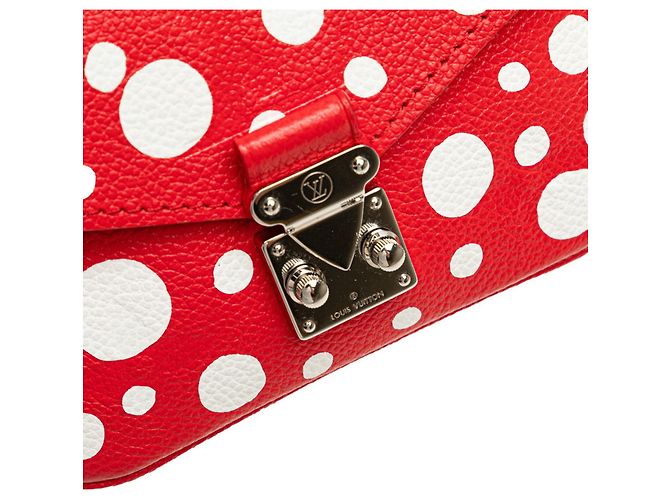 Borsa Louis Vuitton x Yayoi Kusama Bianco Rosso - vista 6