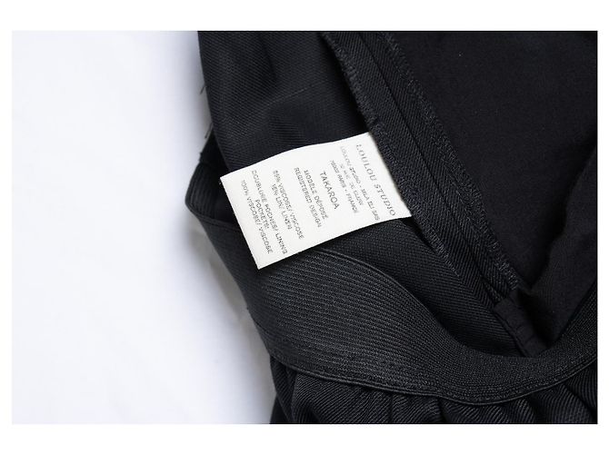 Autre Marque Loulou studio, pantalón Takaroa negro - vista 6