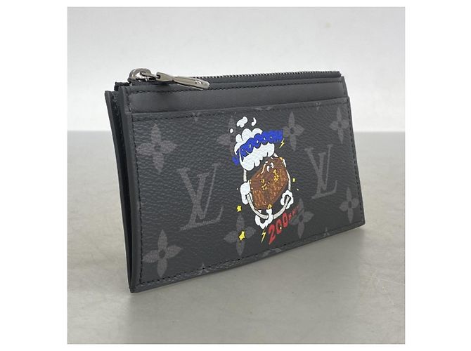 Twist Portamonete e porta carte Monogram Eclipse di Louis Vuitton Nero - vista 2