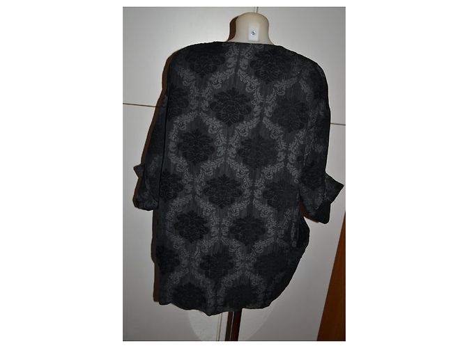 Abrigo Zara negro de viscosa talla M - vista 3