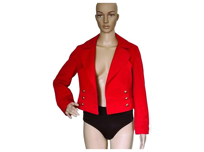 Autre Marque Roger and Jean Gainon Red Wool Jacket - view 2