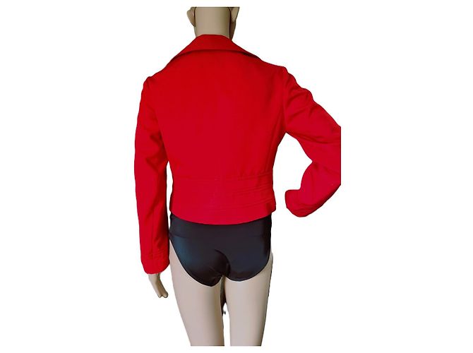 Autre Marque Roger and Jean Gainon Red Wool Jacket - view 3