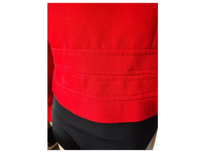 Autre Marque Roger and Jean Gainon Red Wool Jacket - view 6