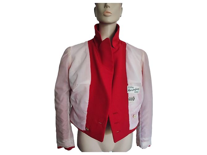Autre Marque Roger and Jean Gainon Red Wool Jacket - view 7