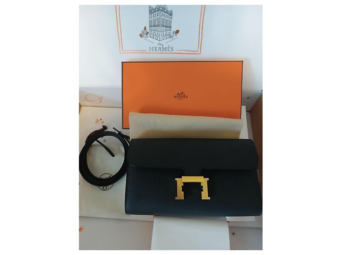 Hermès Constance zum Mitnehmen Schwarz - Ansicht 15