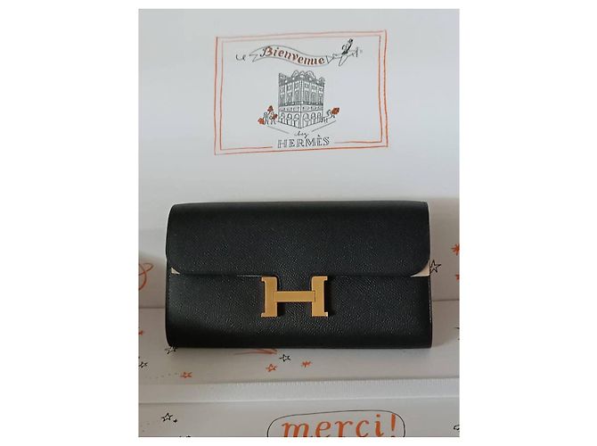 Hermès Constance zum Mitnehmen Schwarz - Ansicht 2