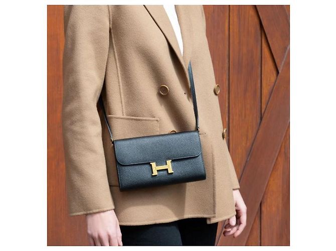 Hermès Constance zum Mitnehmen Schwarz - Ansicht 3