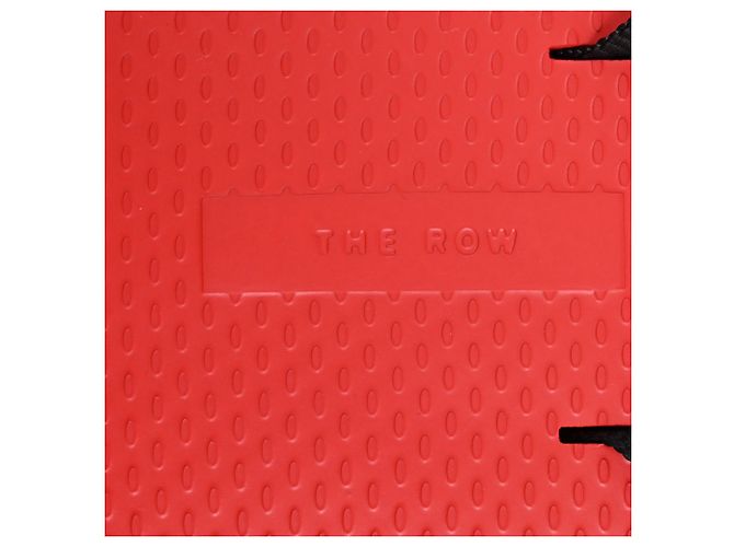 Las chanclas de plataforma Dune de The Row en goma roja - vista 8