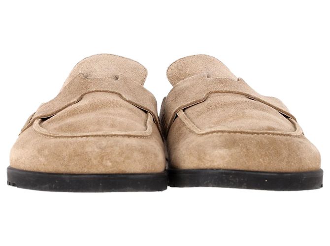 Mules Hermès Go en ante beige - vista 2