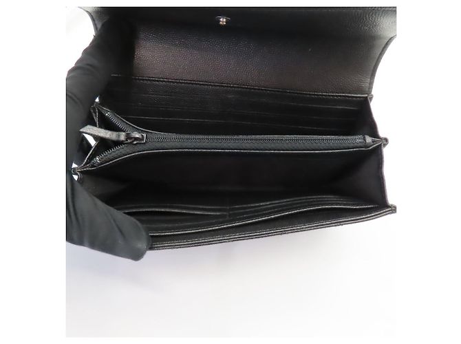 Chanel Boy Chanel Caviar Long Wallet Black - view 8