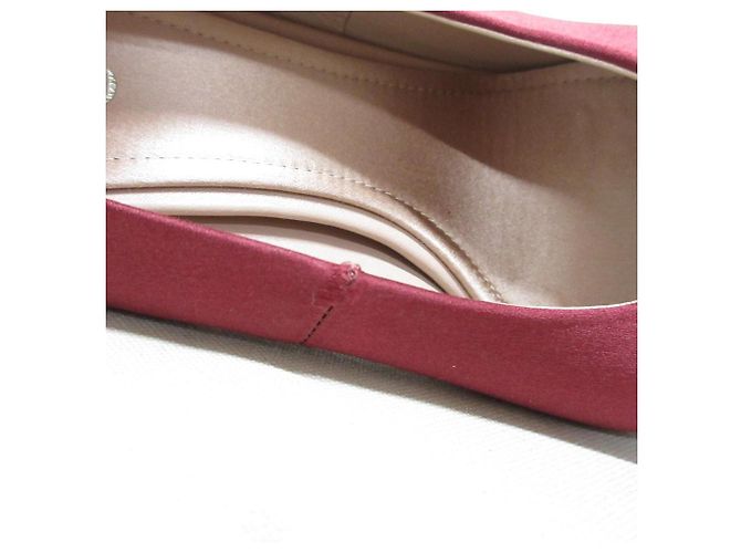 Pumps in satin Valentino Garavani per la notte Marrone Bordò - vista 6