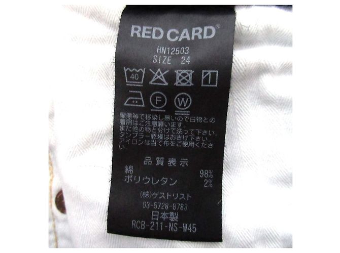 Autre Marque Pantalones de mezclilla Red Card Aniversario 20 años Azul - vista 5