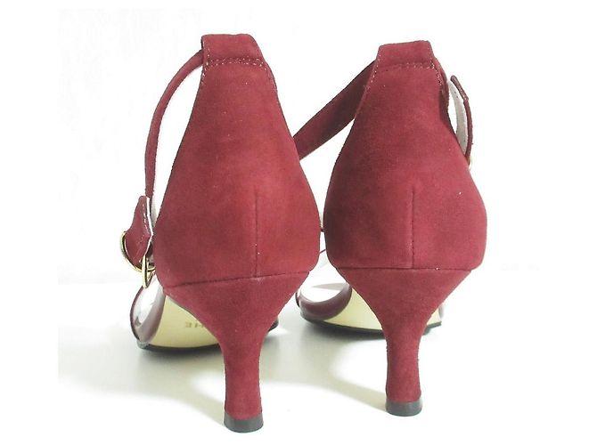 Autre Marque PICHE Riemchen Sandalen mit Absatz Braun Bordeaux - Ansicht 3