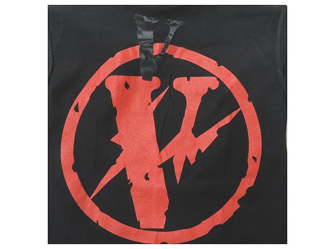 Autre Marque Camiseta de algodón VLONE Fragment Design Negro - vista 9