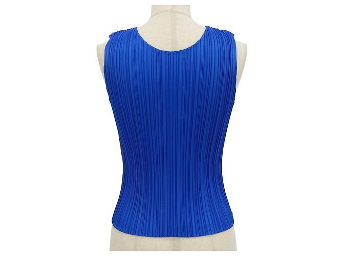 Issey Miyake Camiseta sin mangas de poliéster plisado PLEATS PLEASE Multicolor - vista 2