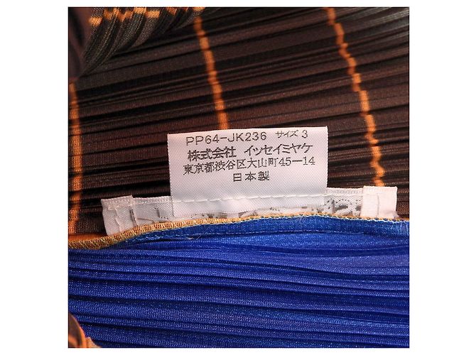 Issey Miyake Camiseta sin mangas de poliéster plisado PLEATS PLEASE Multicolor - vista 8