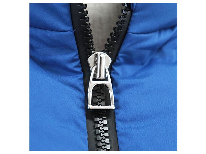 Gilet in Piuma in Nylon Hermès Blu Blu navy - vista 3
