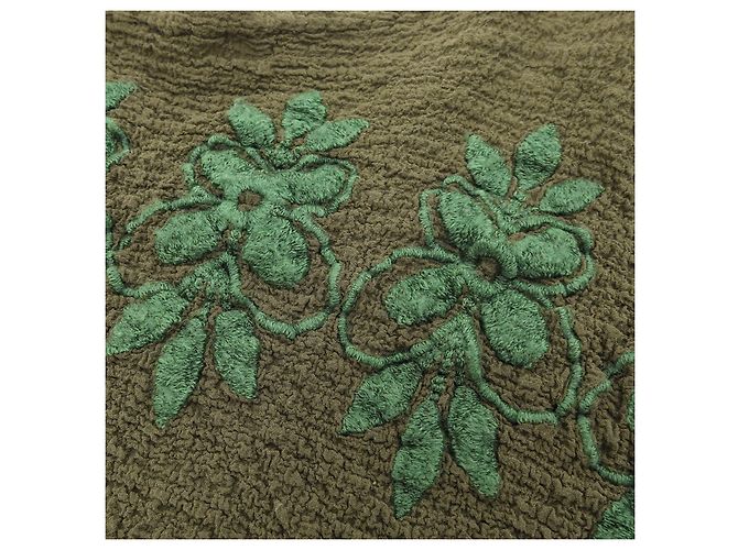 Vestido de bordado de coliflor ISSEY MIYAKE Verde Caqui - vista 4