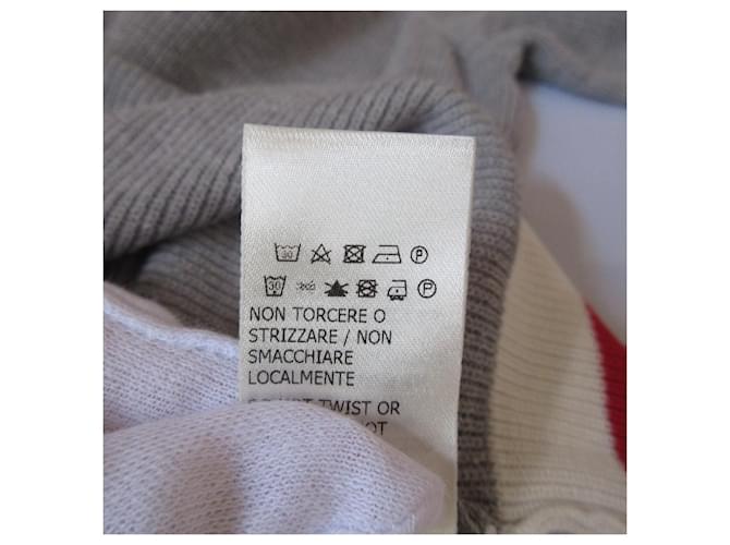 Autre Marque Zanone Wollstrickpullover Braun Weiß Rot Grau - Ansicht 6