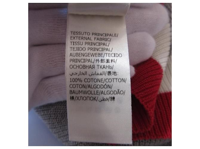 Autre Marque Zanone Wollstrickpullover Braun Weiß Rot Grau - Ansicht 7