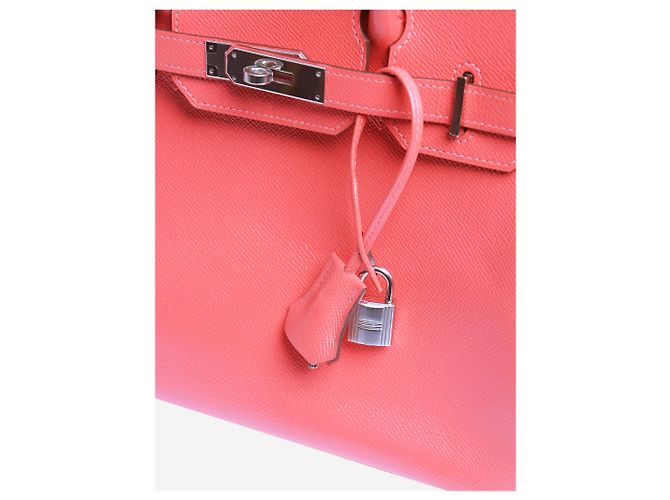 Hermès Borsa Birkin 30 rossa in pelle Togo Rosso - vue 9